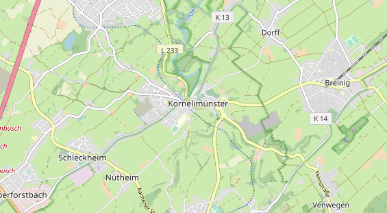 Werbemittel auf Karte