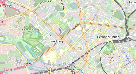 Werbemittel auf Karte