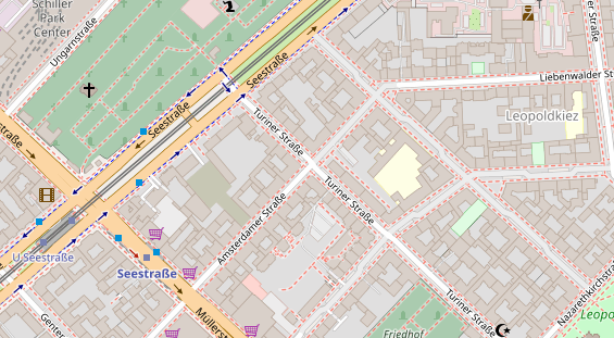 Werbemittel auf Satellitenbild