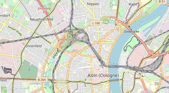 Werbemittel auf Karte