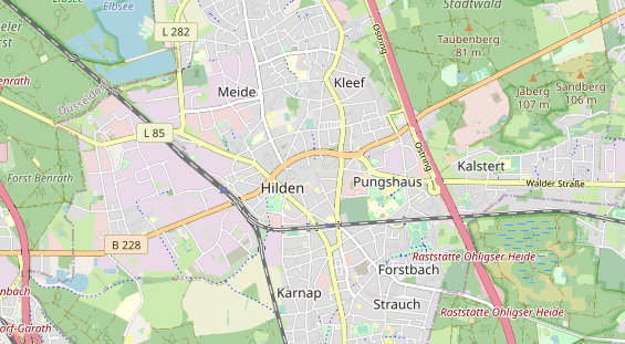 Werbemittel auf Karte
