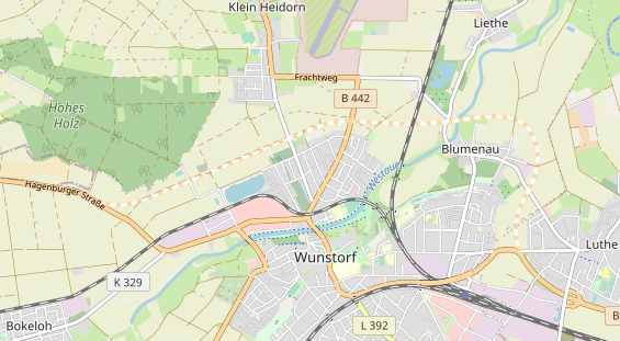 Werbemittel auf Karte