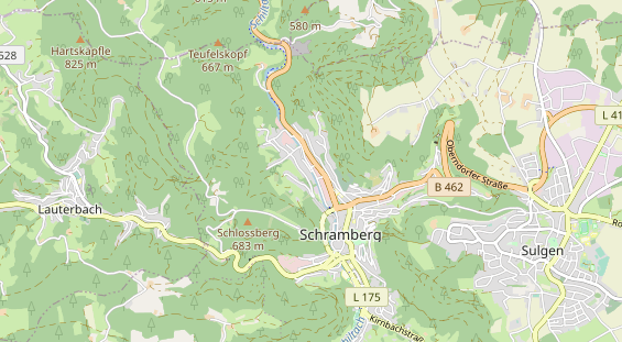 Werbemittel auf Karte