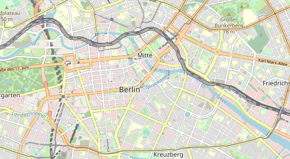 Werbemittel auf Karte