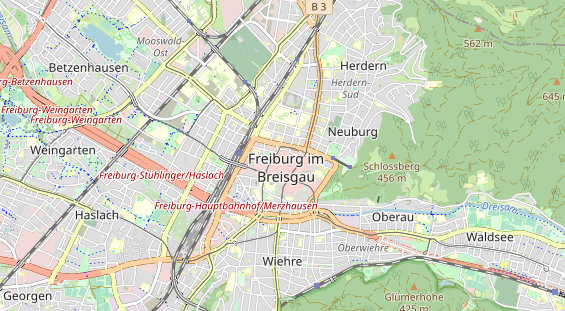 Werbemittel auf Karte