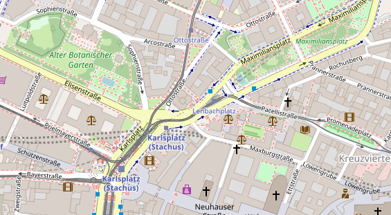 Werbemittel auf Satellitenbild