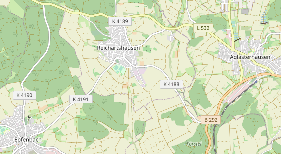 Werbemittel auf Karte