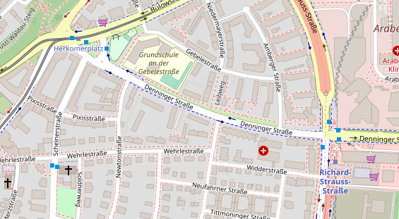 Werbemittel auf Satellitenbild