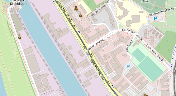 Werbemittel auf Satellitenbild