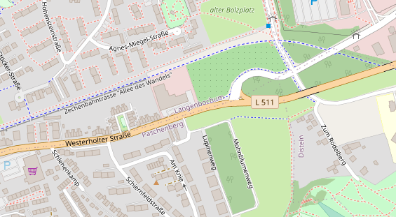 Werbemittel auf Satellitenbild