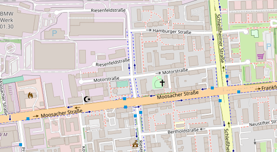 Werbemittel auf Satellitenbild