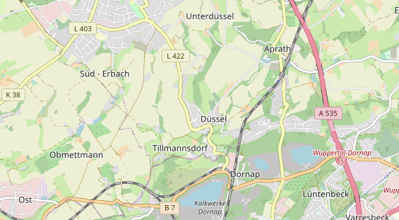 Werbemittel auf Karte