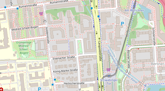 Werbemittel auf Satellitenbild
