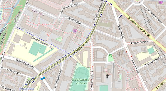 Werbemittel auf Satellitenbild