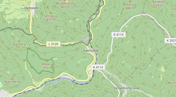 Werbemittel auf Karte