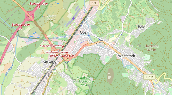 Werbemittel auf Karte