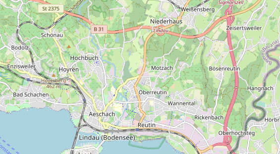 Werbemittel auf Karte