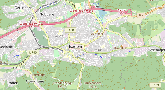 Tagungshotels auf Karte