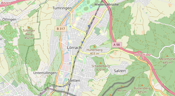 Tagungshotels auf Karte