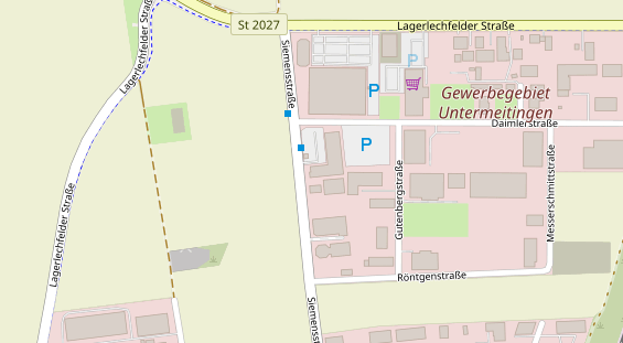 Veranstaltungstechnik auf Satellitenbild