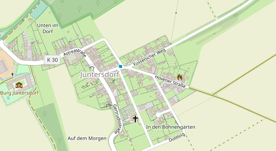 Veranstaltungstechnik auf Satellitenbild