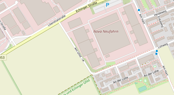 Veranstaltungstechnik auf Satellitenbild