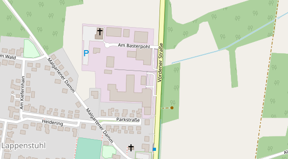 Veranstaltungstechnik auf Satellitenbild