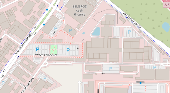 Veranstaltungstechnik auf Satellitenbild