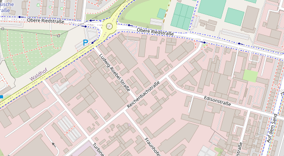 Veranstaltungstechnik auf Satellitenbild