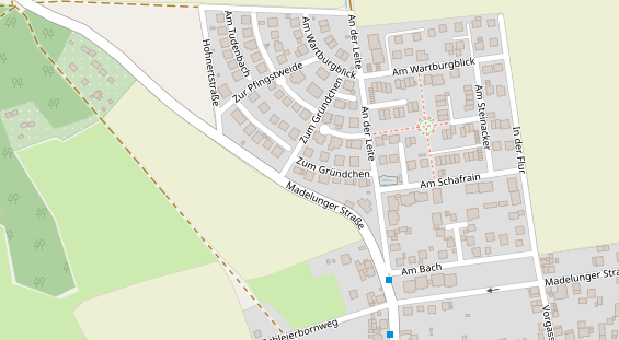 Veranstaltungstechnik auf Satellitenbild