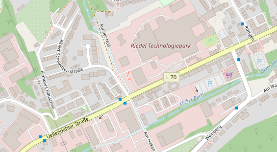Veranstaltungstechnik auf Satellitenbild