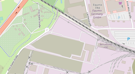 Veranstaltungstechnik auf Satellitenbild