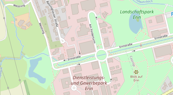 Veranstaltungstechnik auf Satellitenbild