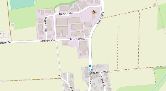 Veranstaltungstechnik auf Satellitenbild