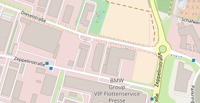 Veranstaltungstechnik auf Satellitenbild