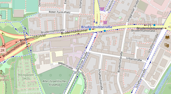 Veranstaltungstechnik auf Satellitenbild