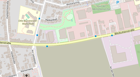 Veranstaltungstechnik auf Satellitenbild