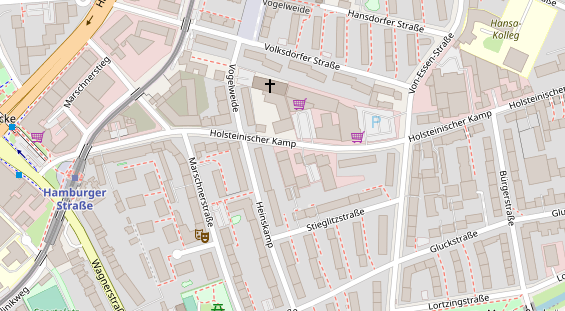 Veranstaltungstechnik auf Satellitenbild