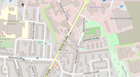 Veranstaltungstechnik auf Satellitenbild