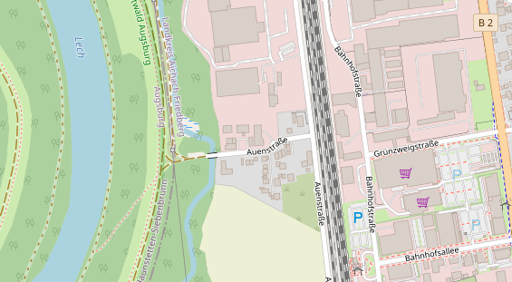 Veranstaltungstechnik auf Satellitenbild