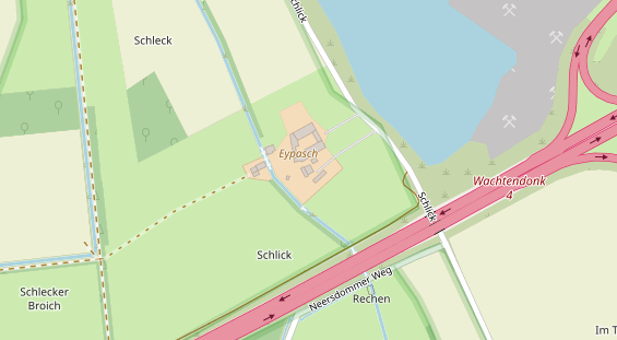 Veranstaltungstechnik auf Satellitenbild