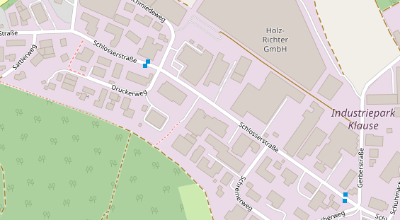 Veranstaltungstechnik auf Satellitenbild