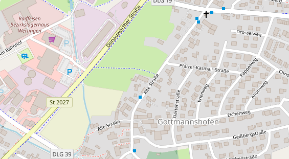 Veranstaltungstechnik auf Satellitenbild