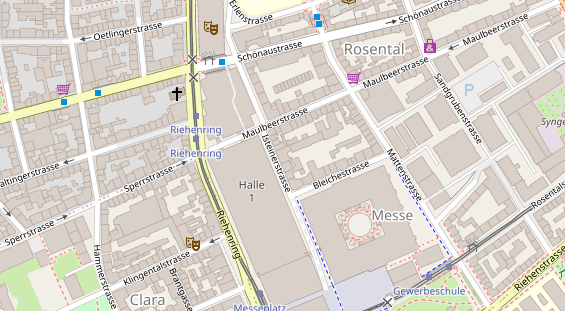 Veranstaltungstechnik auf Satellitenbild