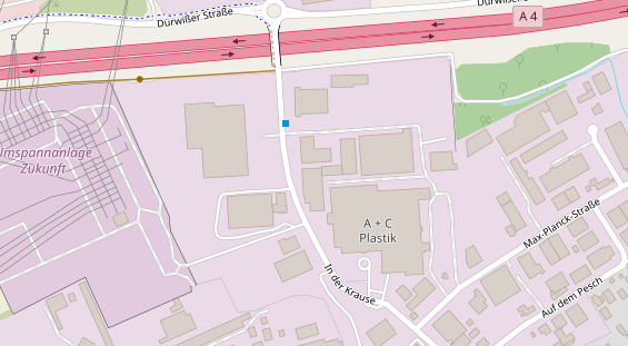 Veranstaltungstechnik auf Satellitenbild