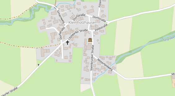 Tagungshotels auf Satellitenbild