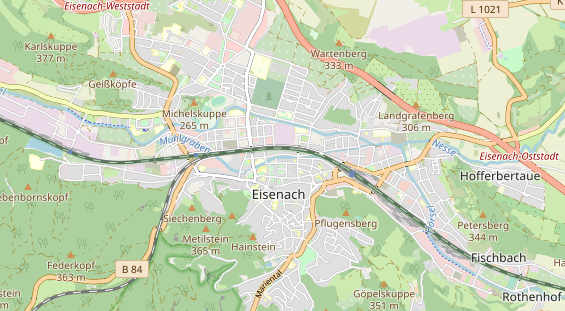 Tagungshotels auf Karte
