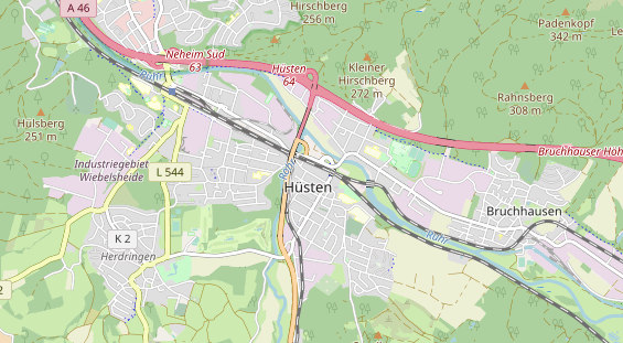Tagungshotels auf Karte
