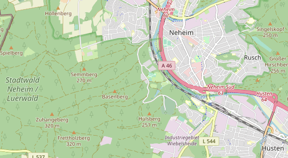 Tagungshotels auf Karte