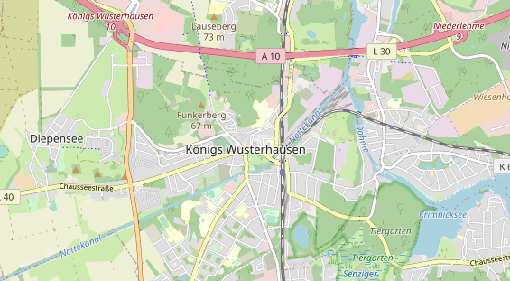 Tagungshotels auf Karte